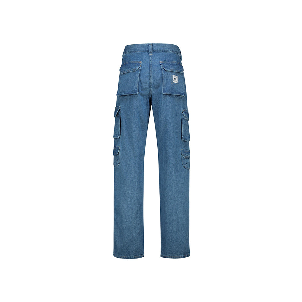 Cargo Jeans (Stone Bleached)