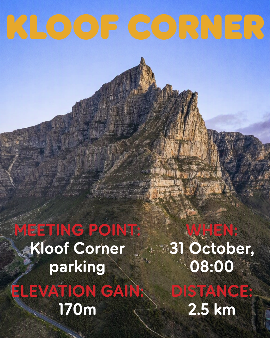 COMMUNITY HIKES - CAPE TOWN EDITION