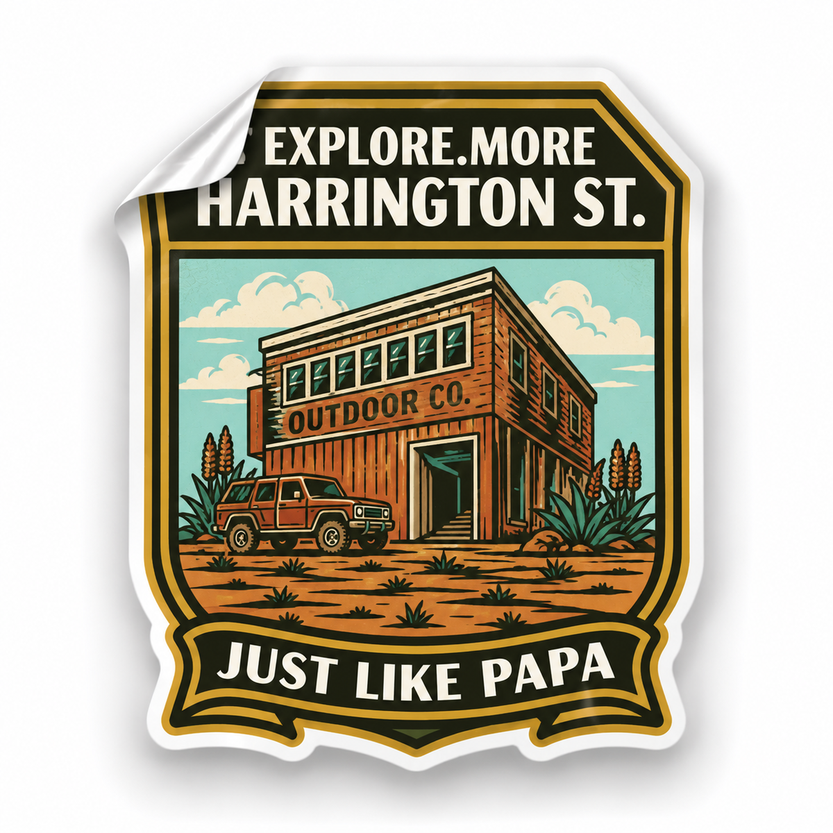 Just Like Papa | Destination Stickers