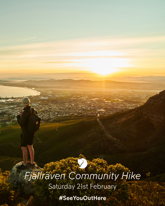 Fjällräven community hike in South Africa
weekend plans, outddor
Outdoor hiking community event by Fjällräven

Hikers exploring nature on a Fjällräven community hike

Fjällräven South Africa community hike event with Fjallraven cape town south africa Flagship store 99 harrington street 
