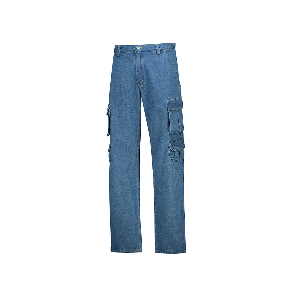 Cargo Jeans (Stone Bleached)