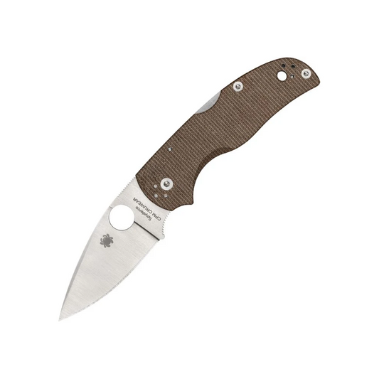 Native 5 Brown Canvas Micarta Cruwear C41MPCW5