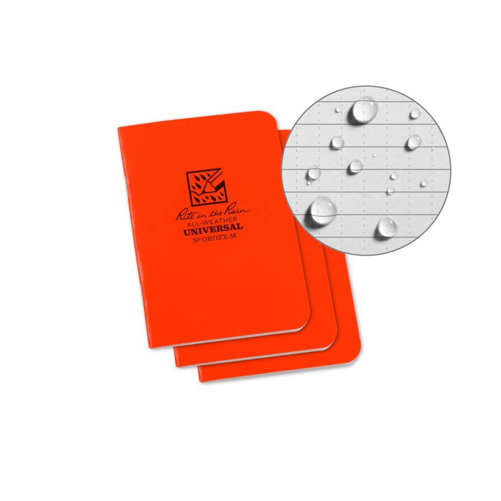 Stapled Mini-Notebook Universal Field Flex