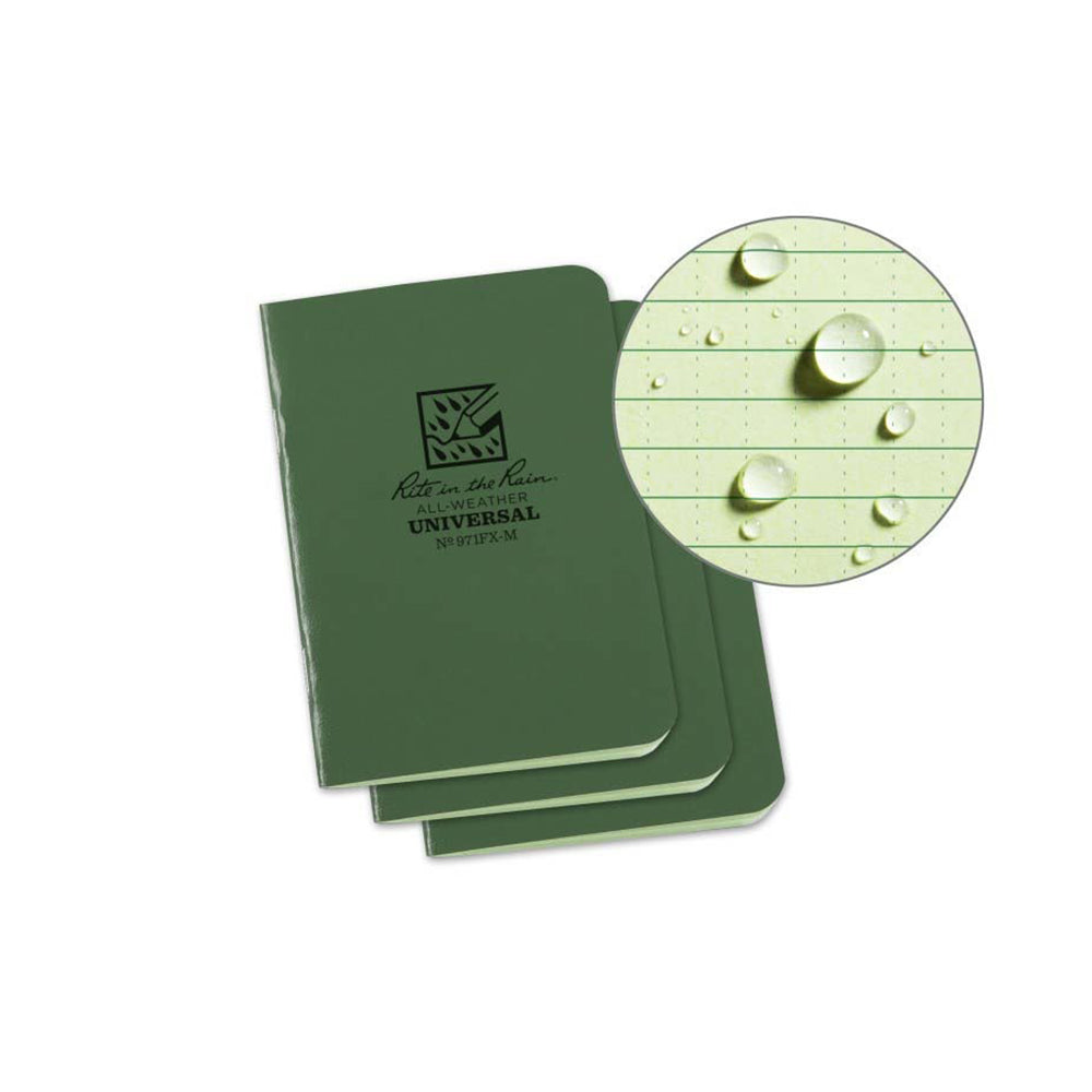 Stapled Mini-Notebook Universal Field Flex