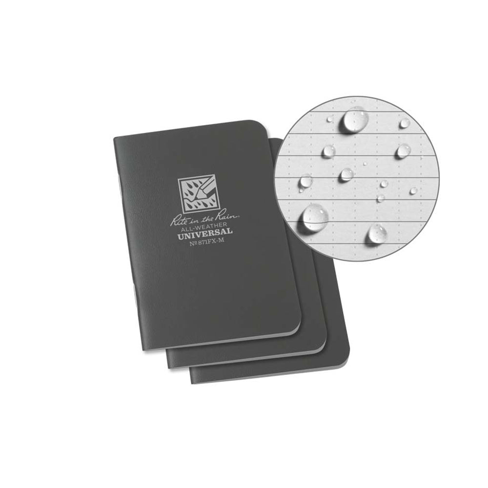 Stapled Mini-Notebook Universal Field Flex